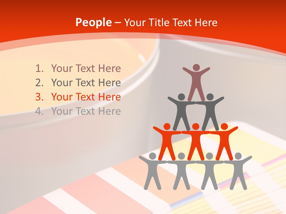 Printing Inks, Cyan, Magenta, Yellow PowerPoint Template