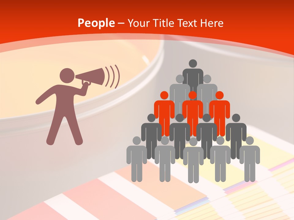 Printing Inks, Cyan, Magenta, Yellow PowerPoint Template