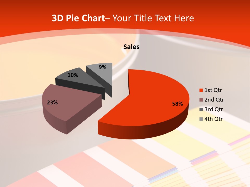 Printing Inks, Cyan, Magenta, Yellow PowerPoint Template