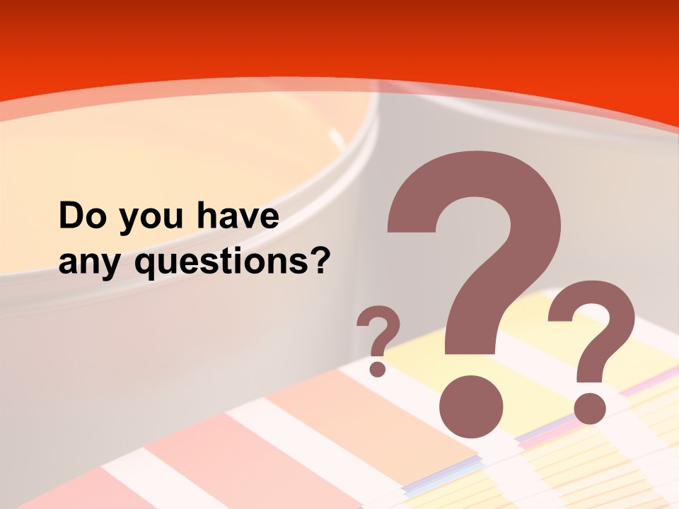 Printing Inks, Cyan, Magenta, Yellow PowerPoint Template