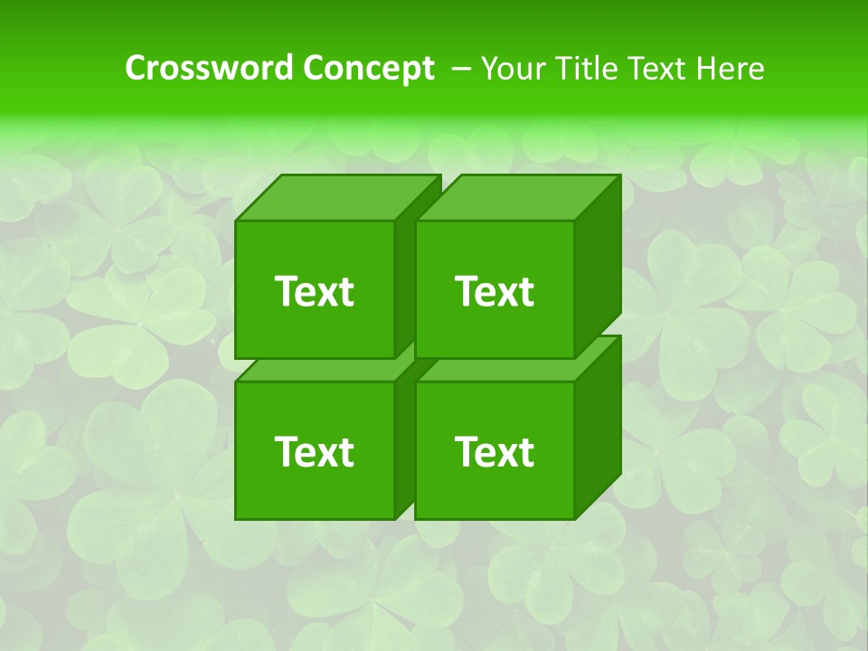 Clover Carpet PowerPoint Template