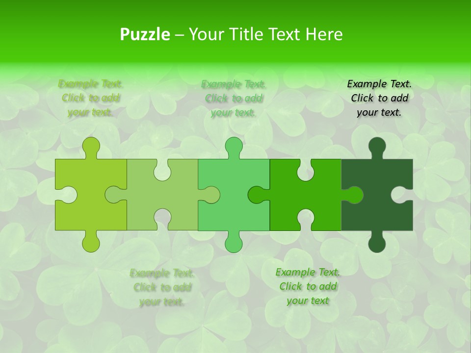 Clover Carpet PowerPoint Template
