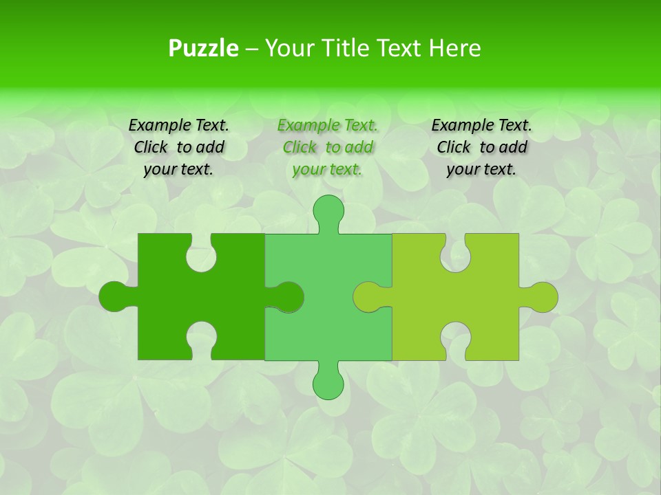 Clover Carpet PowerPoint Template