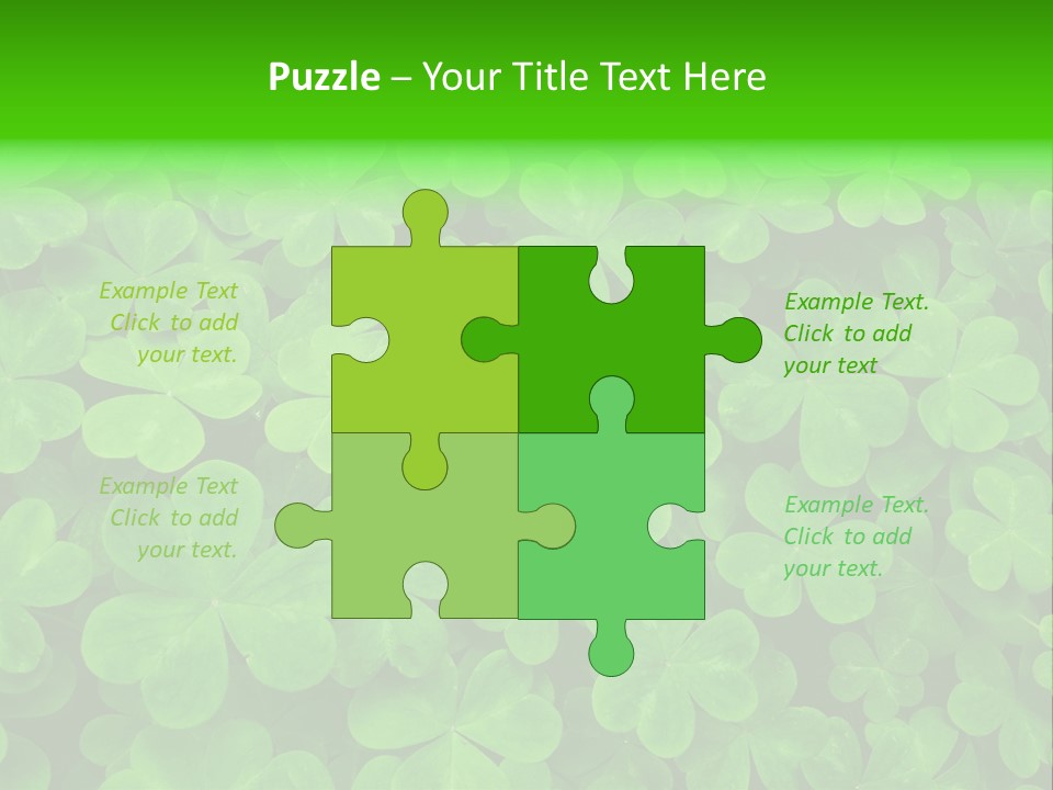 Clover Carpet PowerPoint Template