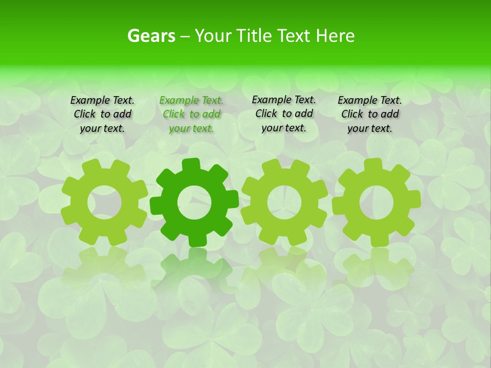 Clover Carpet PowerPoint Template