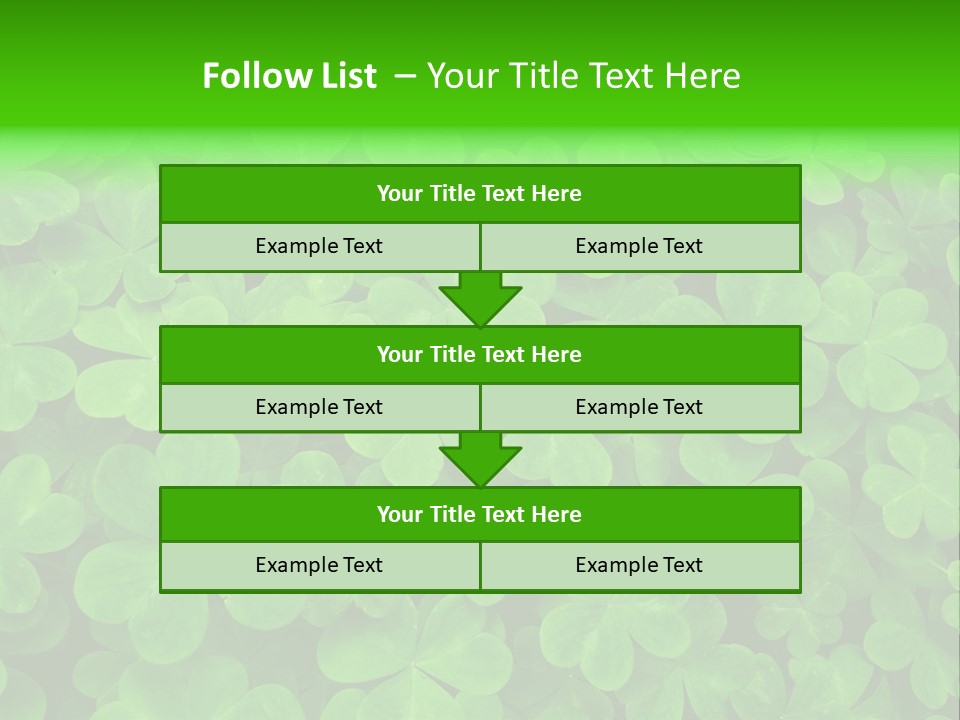 Clover Carpet PowerPoint Template