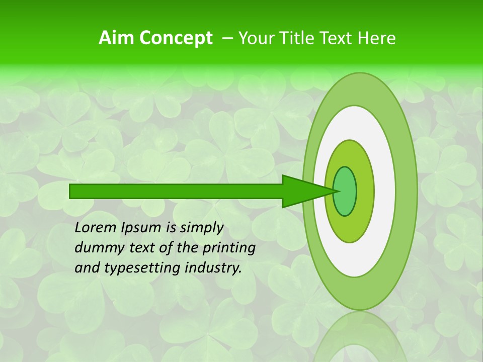 Clover Carpet PowerPoint Template