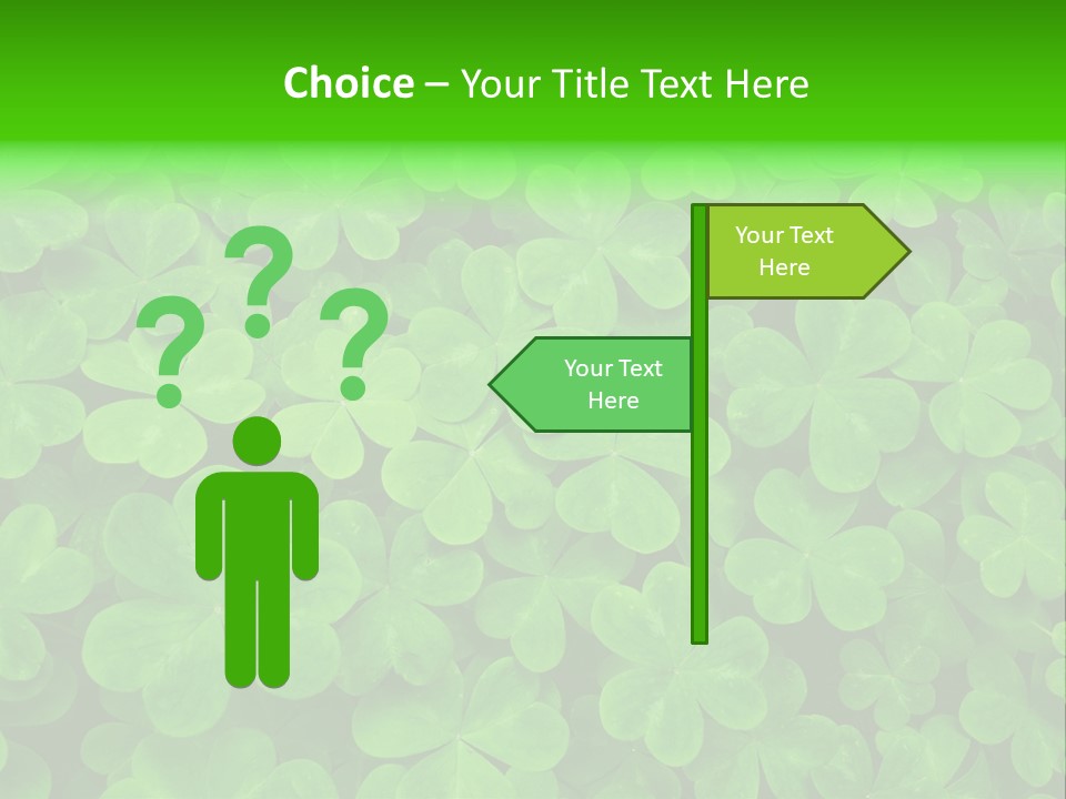 Clover Carpet PowerPoint Template