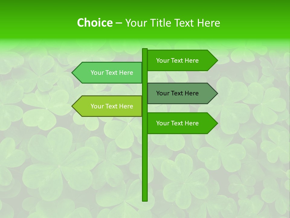 Clover Carpet PowerPoint Template