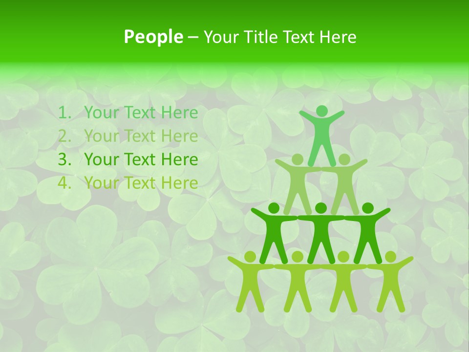 Clover Carpet PowerPoint Template