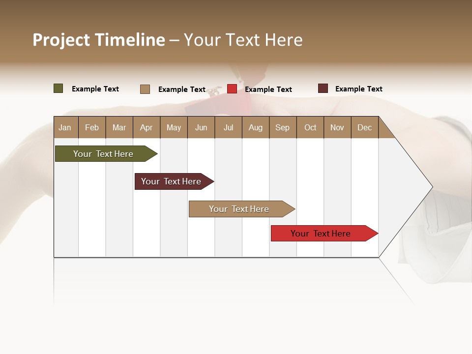 A Couple Of Hands Holding A Piece Of Red Paper PowerPoint Template