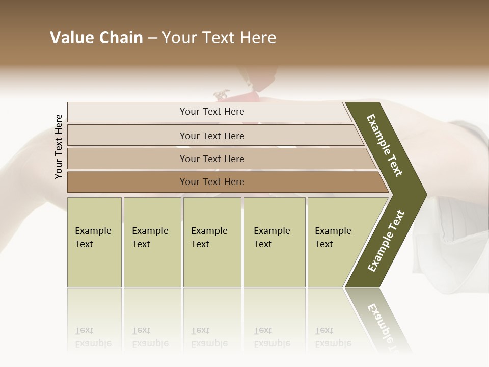 A Couple Of Hands Holding A Piece Of Red Paper PowerPoint Template