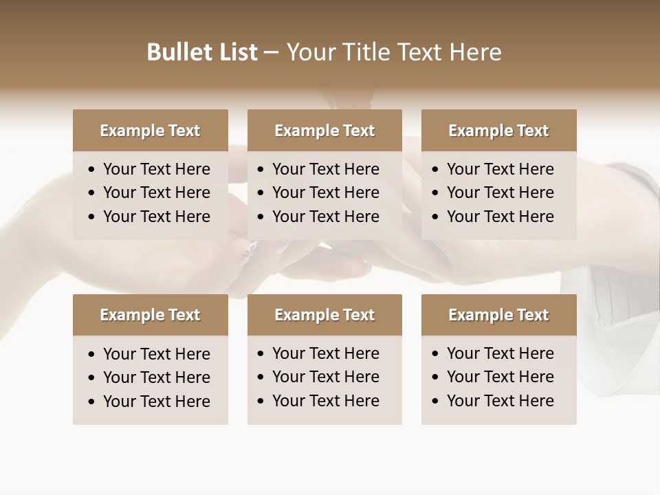 A Couple Of Hands Holding A Piece Of Red Paper PowerPoint Template