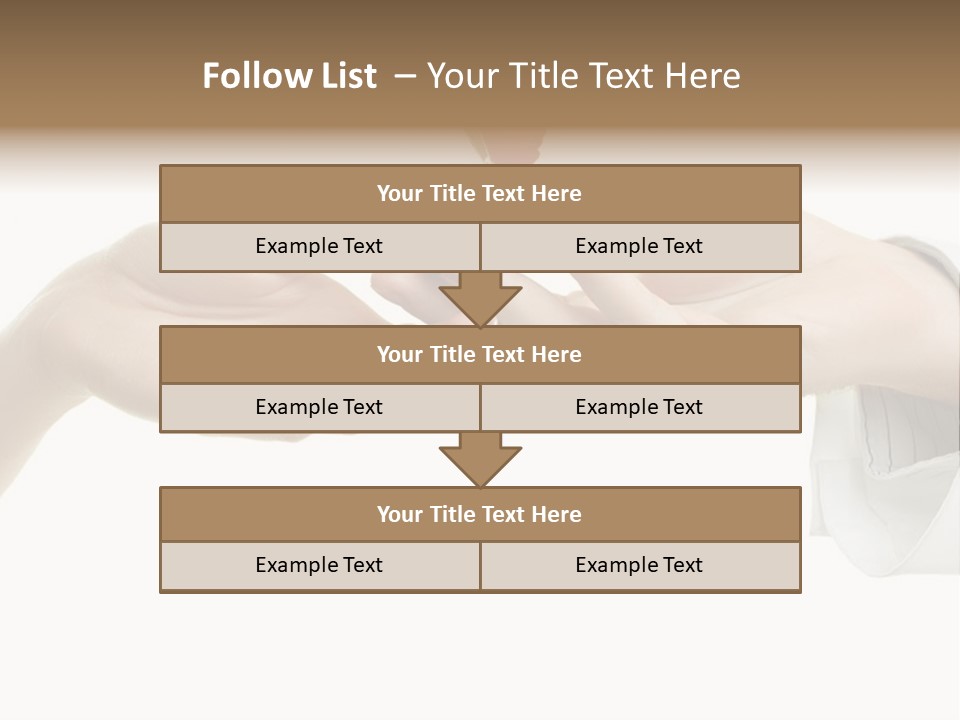 A Couple Of Hands Holding A Piece Of Red Paper PowerPoint Template