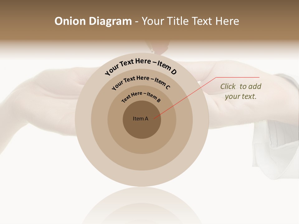 A Couple Of Hands Holding A Piece Of Red Paper PowerPoint Template