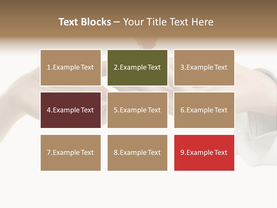 A Couple Of Hands Holding A Piece Of Red Paper PowerPoint Template