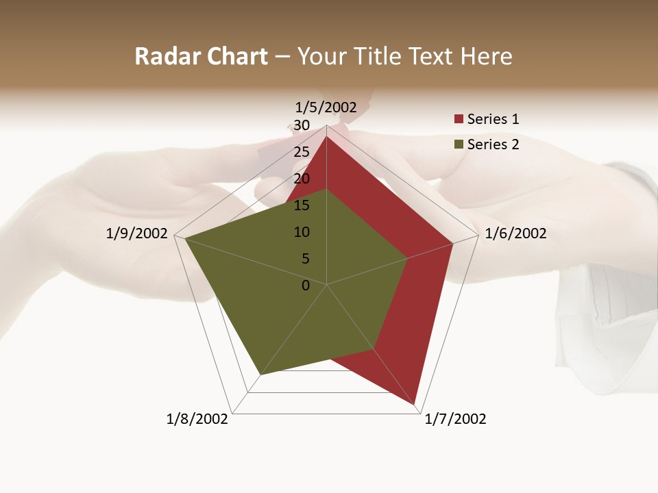 A Couple Of Hands Holding A Piece Of Red Paper PowerPoint Template