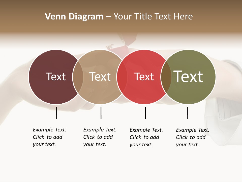 A Couple Of Hands Holding A Piece Of Red Paper PowerPoint Template