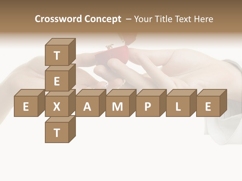 A Couple Of Hands Holding A Piece Of Red Paper PowerPoint Template