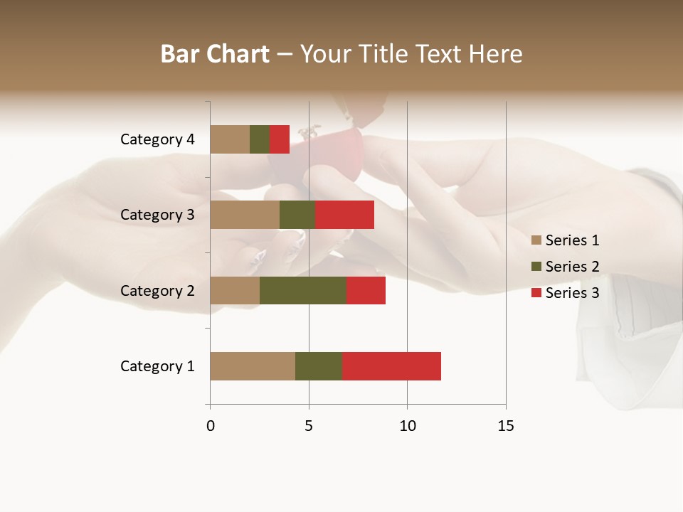 A Couple Of Hands Holding A Piece Of Red Paper PowerPoint Template