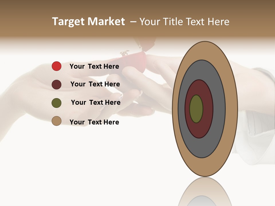 A Couple Of Hands Holding A Piece Of Red Paper PowerPoint Template