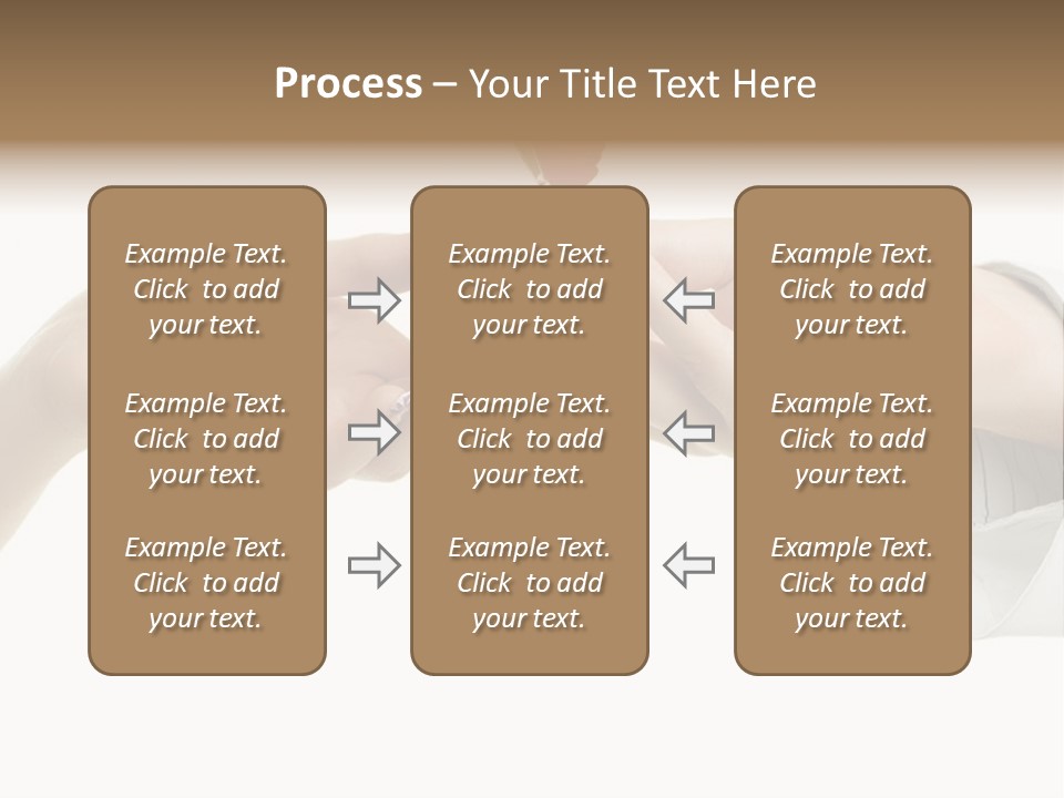 A Couple Of Hands Holding A Piece Of Red Paper PowerPoint Template