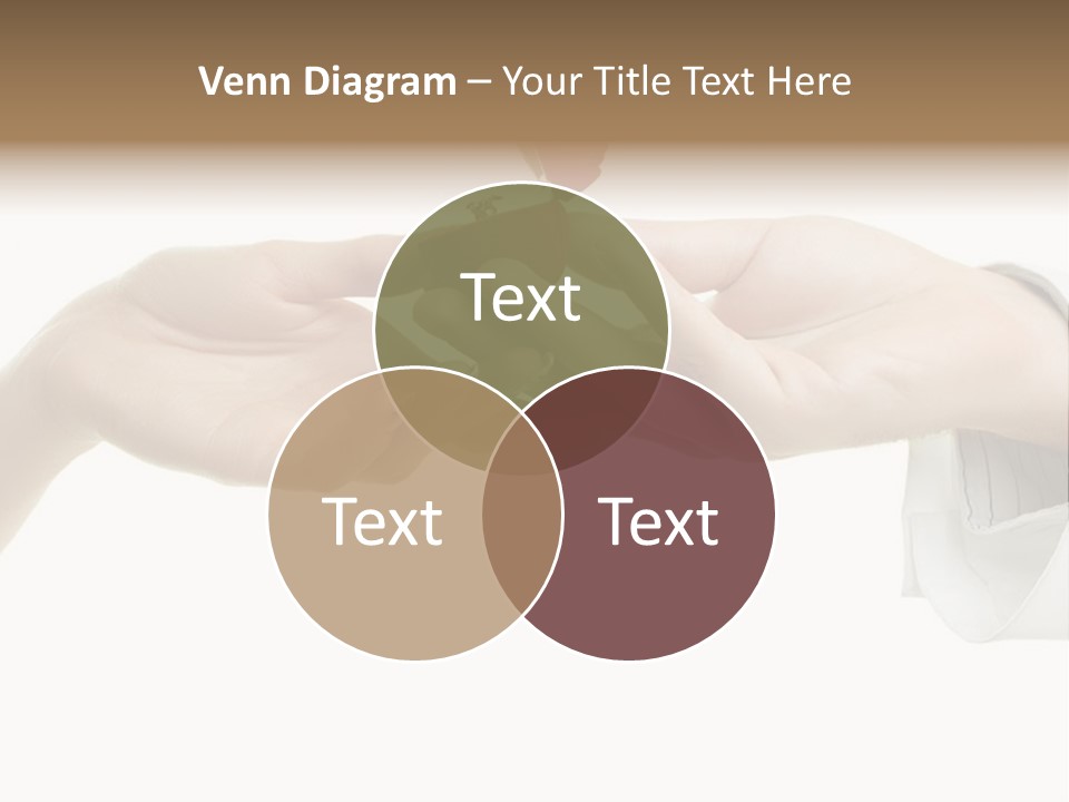 A Couple Of Hands Holding A Piece Of Red Paper PowerPoint Template