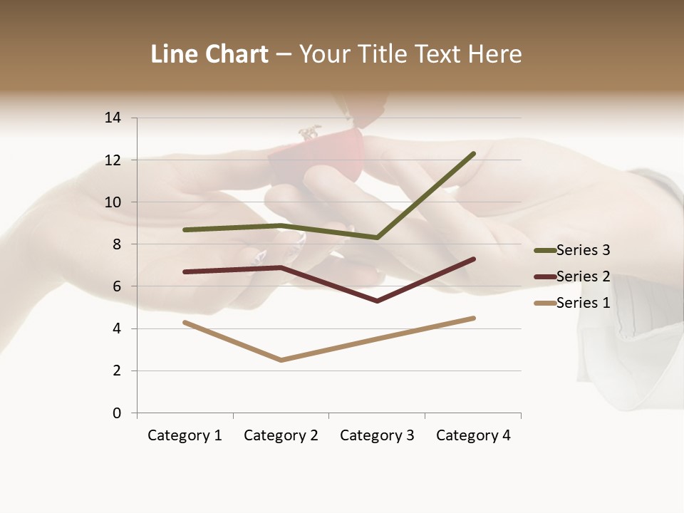 A Couple Of Hands Holding A Piece Of Red Paper PowerPoint Template