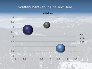 Mt. Bachelor In Oregon PowerPoint Template