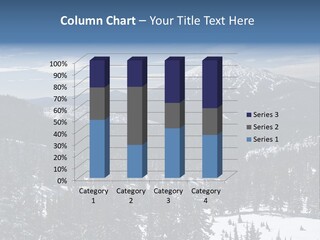 Mt. Bachelor In Oregon PowerPoint Template