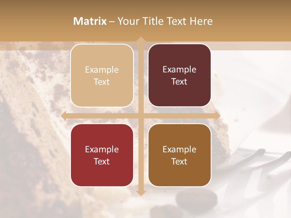 Coffee Cake PowerPoint Template