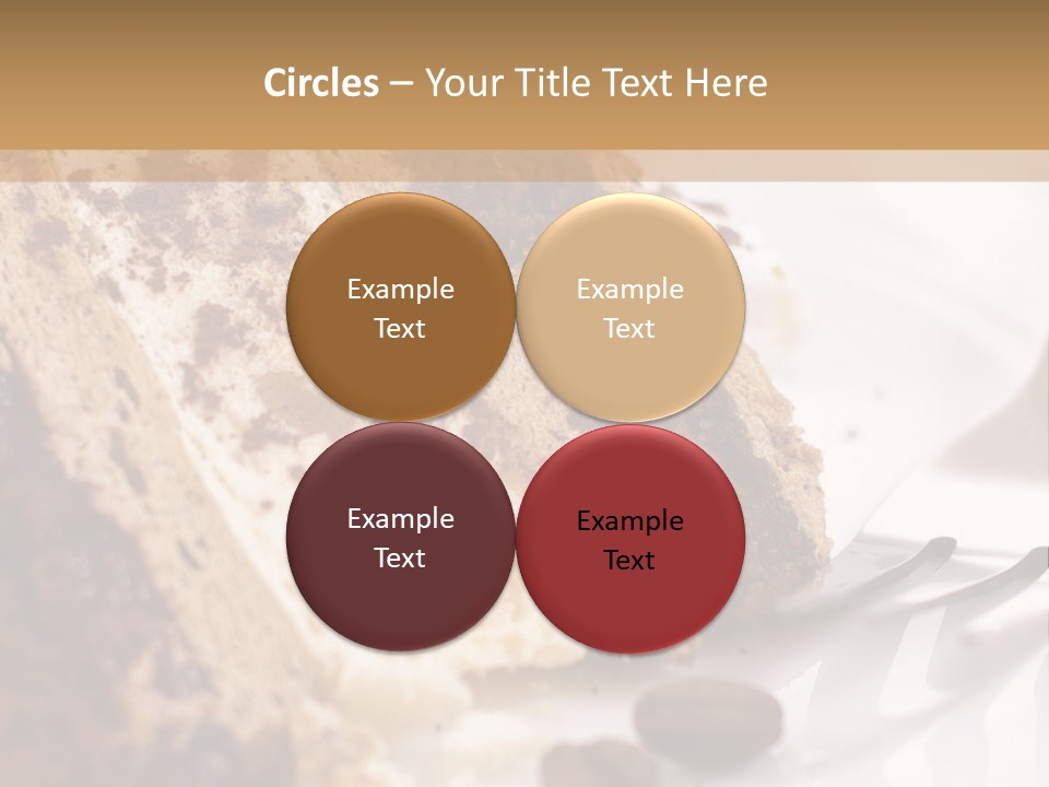 Coffee Cake PowerPoint Template