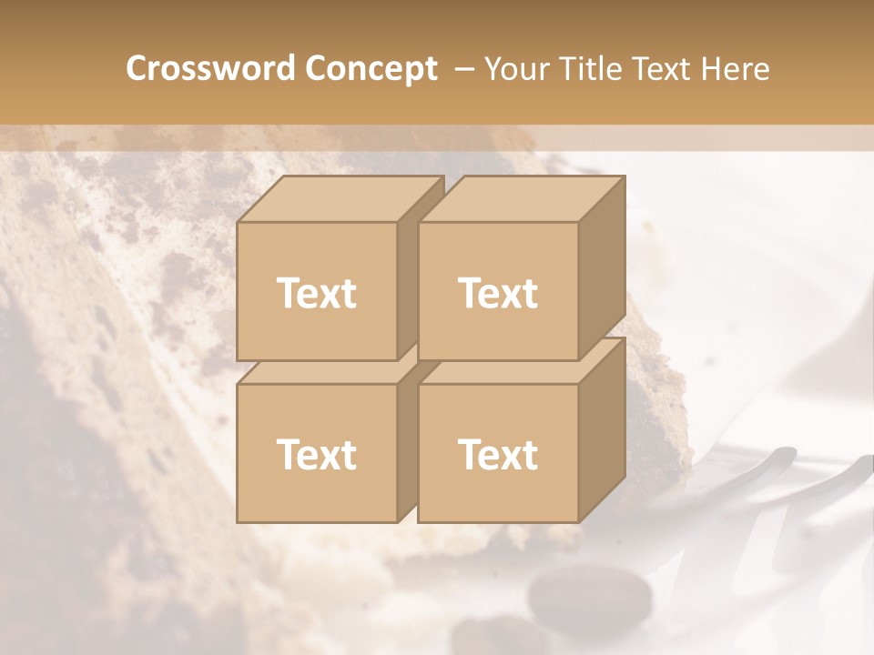 Coffee Cake PowerPoint Template
