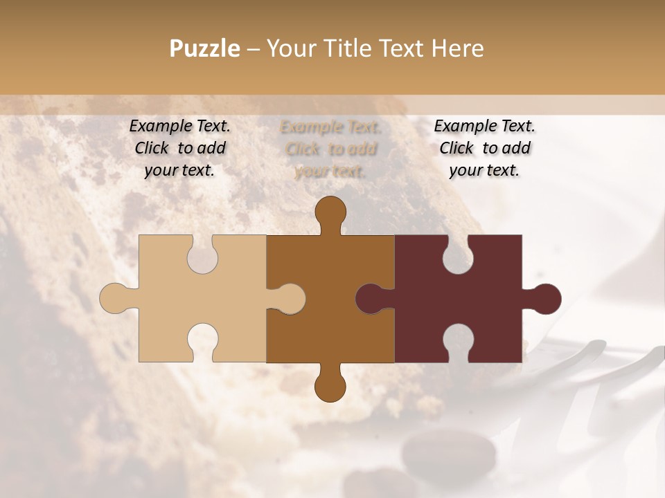 Coffee Cake PowerPoint Template