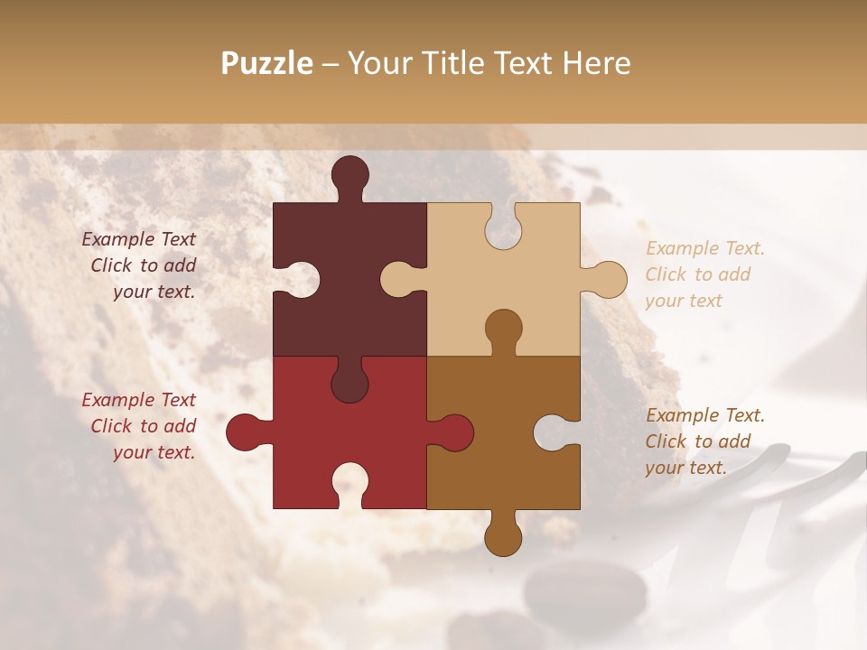 Coffee Cake PowerPoint Template
