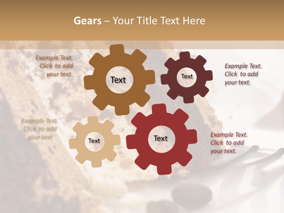 Coffee Cake PowerPoint Template
