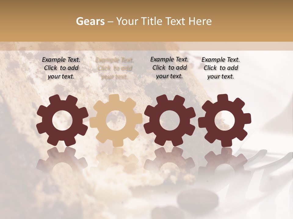 Coffee Cake PowerPoint Template