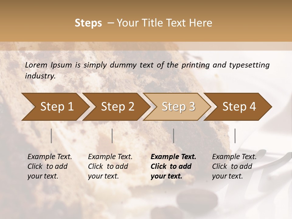 Coffee Cake PowerPoint Template