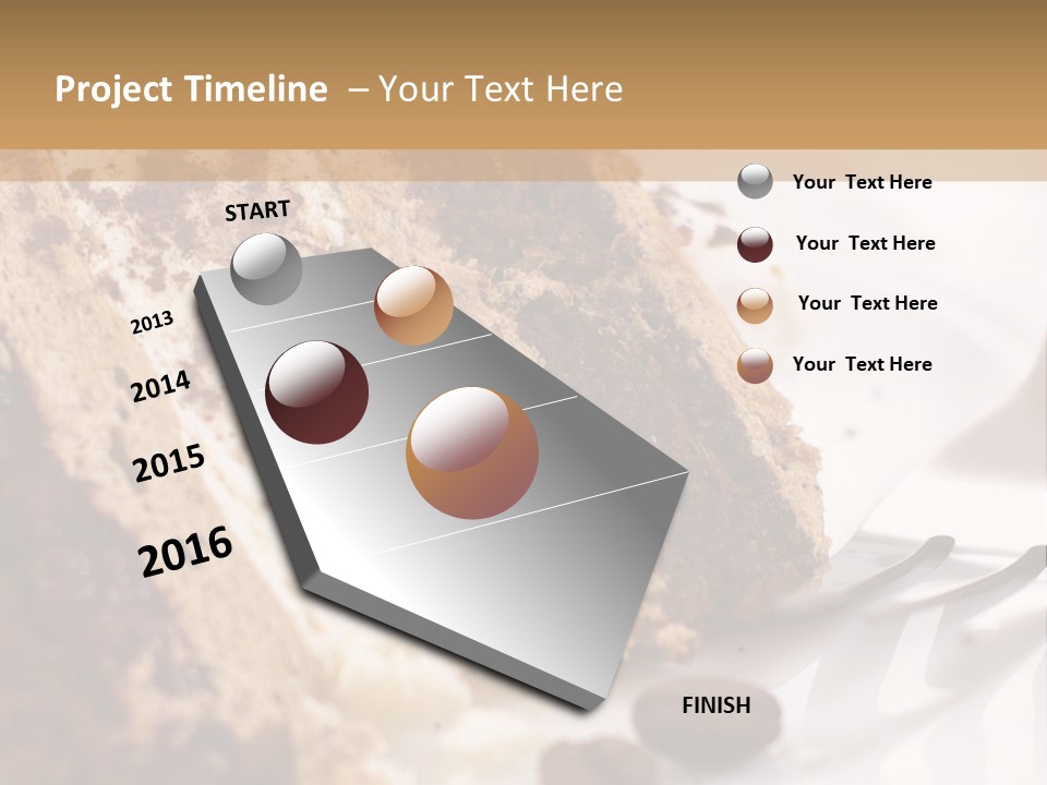 Coffee Cake PowerPoint Template