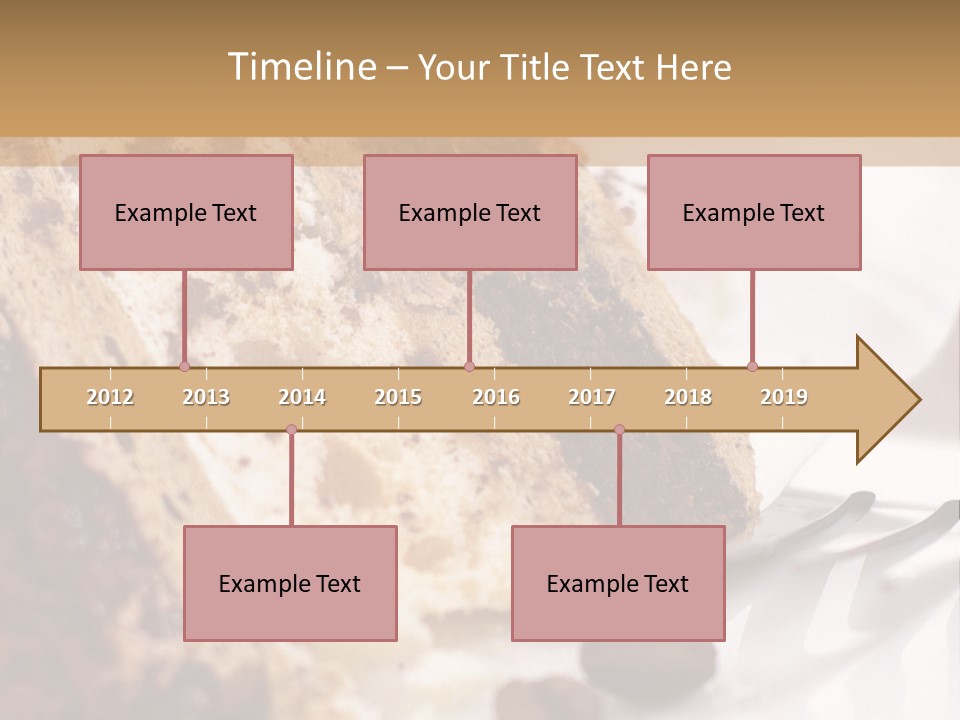 Coffee Cake PowerPoint Template