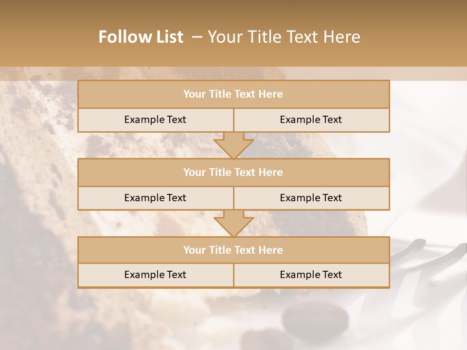 Coffee Cake PowerPoint Template