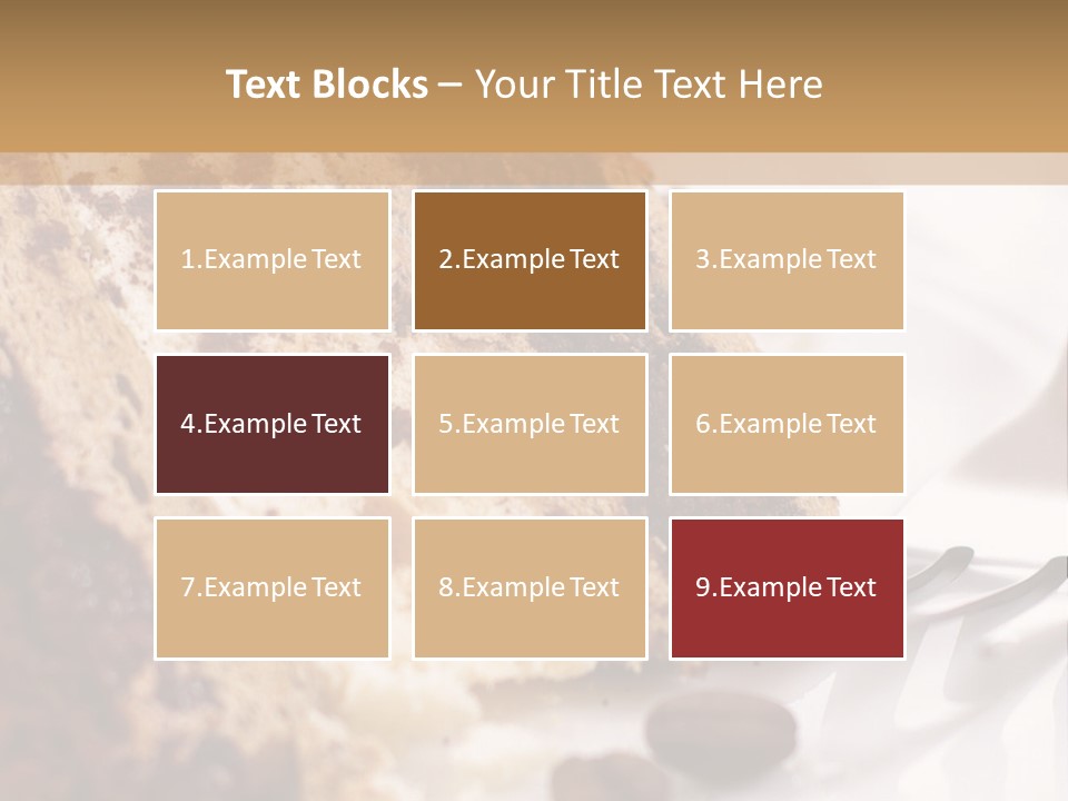 Coffee Cake PowerPoint Template