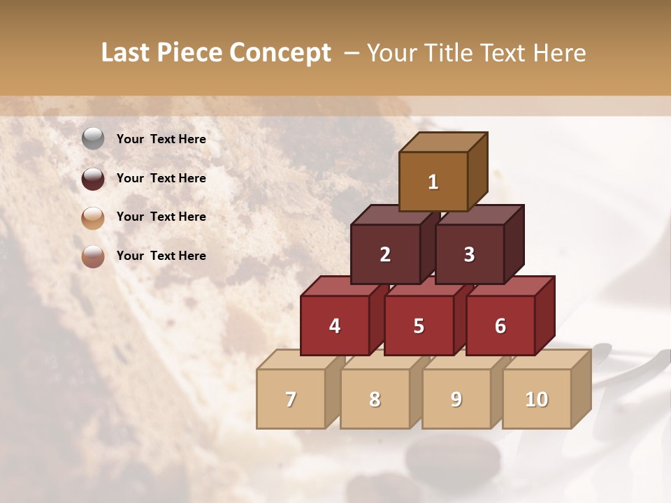 Coffee Cake PowerPoint Template