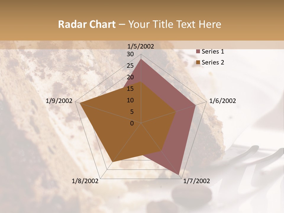 Coffee Cake PowerPoint Template