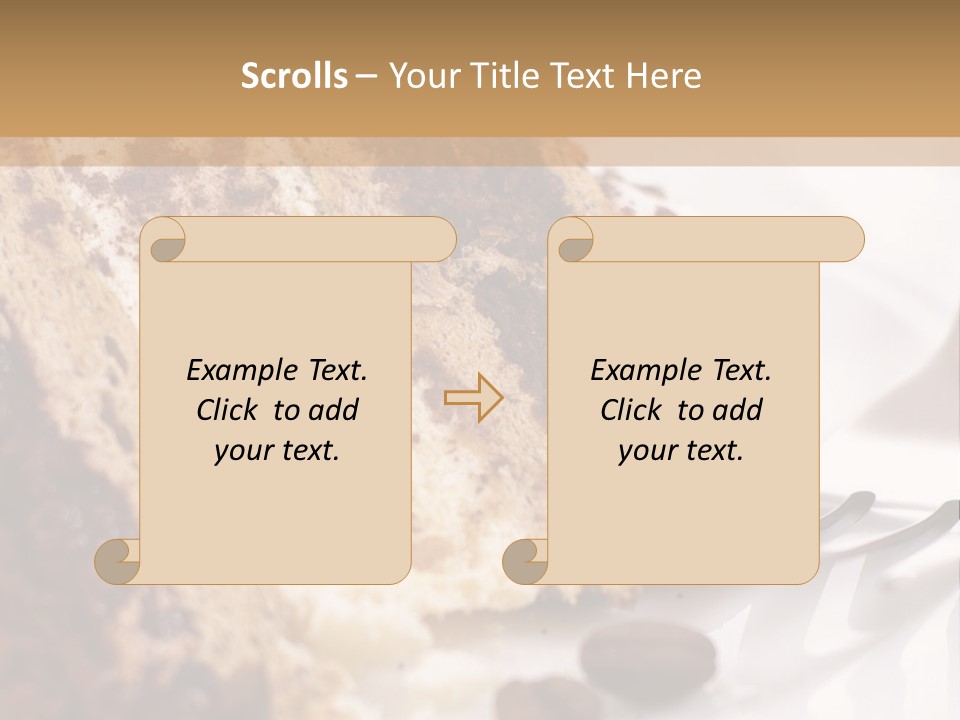 Coffee Cake PowerPoint Template