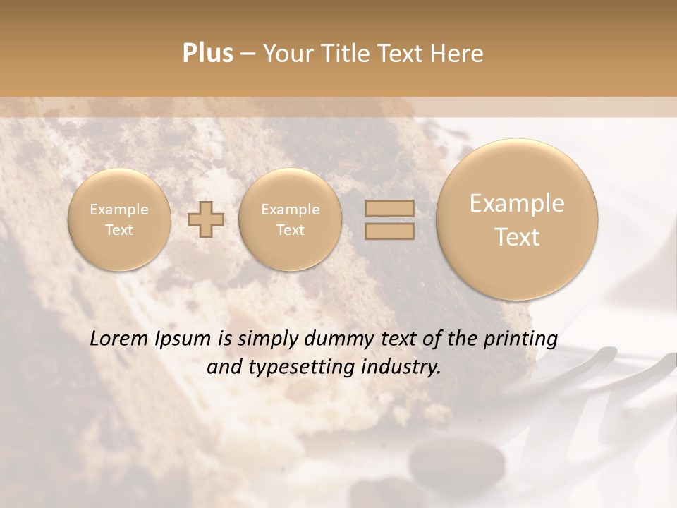 Coffee Cake PowerPoint Template