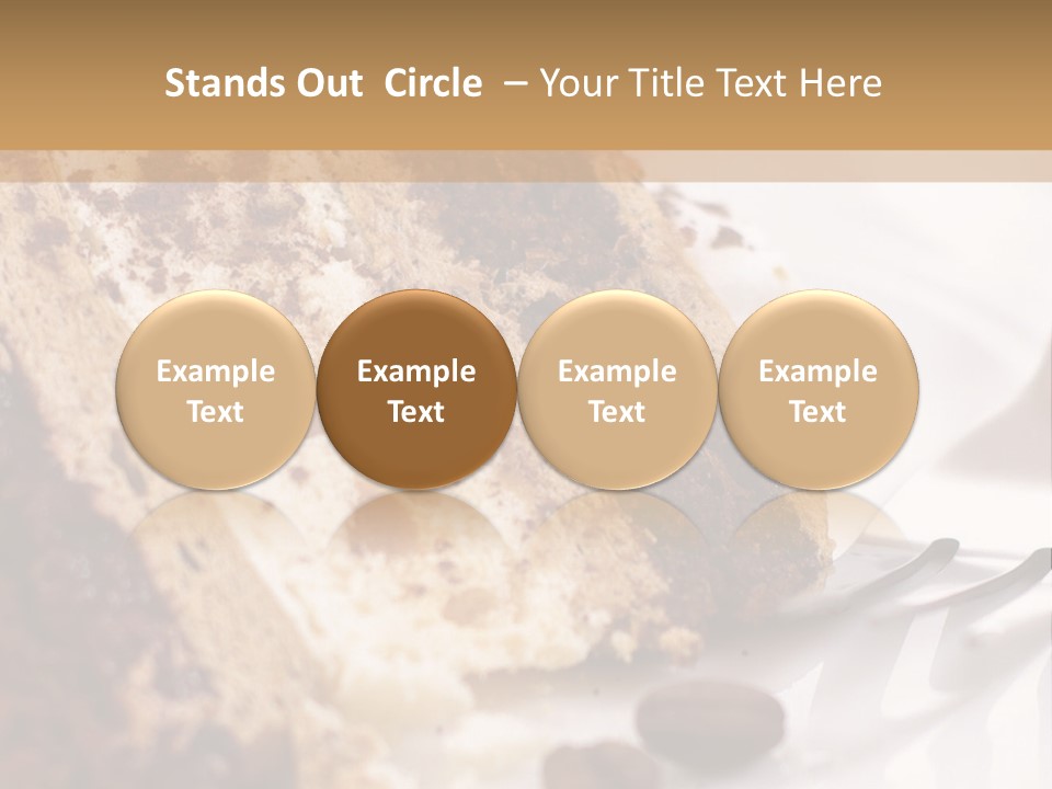 Coffee Cake PowerPoint Template