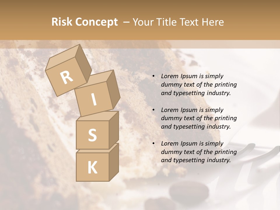 Coffee Cake PowerPoint Template