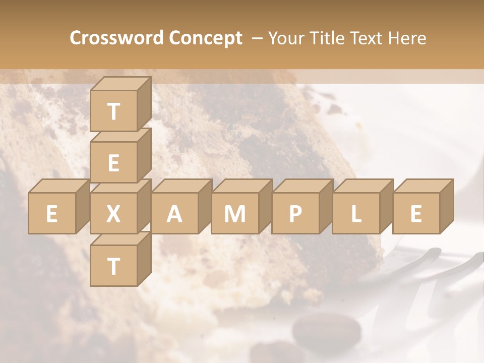 Coffee Cake PowerPoint Template