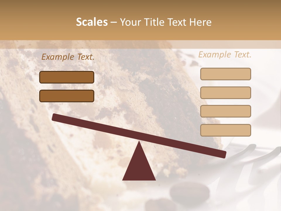 Coffee Cake PowerPoint Template